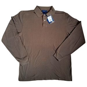 Joseph & Lyman NWT Long Sleeve Polo Shirt Size M